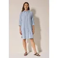 CECIL Sommerkleid aus Leinen blau L (42)