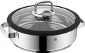 WMF Vitalis Aroma Dampfgarer Ø 28 cm - 5 l - Edelstahl - Rund - Keramik - Gas - Induktion - Edelstahl - Glas (1743016040)