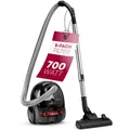 Clatronic® Staubsauger mit Beutel | 700 W Leistung | mit Zubehör | BS 1300 N rot
