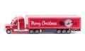 Siku 1788, Freightliner Weihnachtstruck, 1:87, Metall/Kunststoff, Rot/Weiß, Spielzeug-LKW für Kinder, Festliche Bedruckung, Gummierte Räder