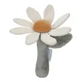 Little Dutch Greifling Rassel Blume aus Stoff weiß (grün/weiß)