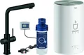 Grohe Armatur und Boiler Red Duo 303271 M-Size L-Auslauf velvet black