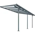 Palram - Canopia Aluminium Terrassenüberdachung Sierra Anthrazit 299x555x305 cm - Grau
