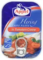 Appel Heringsfilets, zarte Fisch-Filets in Tomaten-Creme, MSC zertifiziert, 100g