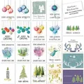 LifeDesign Weihnachtskarte Postkarten-Set "Weihnachten", Weihnachtsgrußkarten Set, Frohe Weihachten DIN A6 Karten