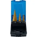 Stufenbohrer-Set - 3-teilig - Titan nitriert - 4 bis 30 mm