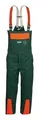 Forest Jack Schnittschutzlatzhose Des.A, Cl.1,62, grün/orange - 8-6612/62