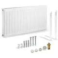 HD24 Ventilheizkörper, Heizkörper Typ 22 750x500 mm (H x L), Flachheizkörper