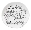 Räder Frühstücksteller Design Teller Mix & Match Lebe jeden Tag (14cm)
