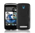 Cadorabo Handyhülle für HTC Desire 500 Hülle HTC Desire 500, Flexible TPU Silikon Handy Schutzhülle - Hülle - ultra slim