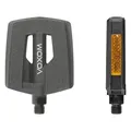Trekking-Pedale Voxom Pe1 Schwarz Mit Reflektoren Und Verbessertem Grip