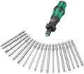 Wera 05057482001 Schraubendreher Kraftform Kompakt Turbo 1, 19?teilig