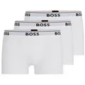 BOSS Trunk TRUNK 3 PACK (3-St) BOSS Schriftzug auf dem Bund weiß XL