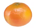 Kunstpflanze Künstliches Deko-Obst Mandarine realistisch und dekorativ, Viana, Höhe 7 cm