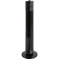 Clatronic Ventilator mit Schwenkfunktion | Standventilator m. Timer | Turmventilator 3 Stufen | sehr leise |  78cm | TVL 3770 schwarz - Schwarz