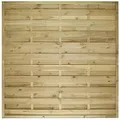 T & J Sichtschutzzaun Maxi-Massiv Grün 180 x 180 cm