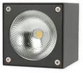 Paul Neuhaus LED-Außenaufbaustrahler, anthrazit, Cube, spritzwassergeschützt, 5W, 570lm (9674-13)