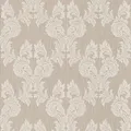 Bricoflor Ornament Tapete Beige Weiß Rokoko Vliestapete Elegant Ideal für Wohnzimmer und Esszimmer Edle Vlies Textiltapete mit Barock Muster
