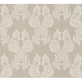 Architects Paper Textiltapete Tessuto, samtig, Barock, floral, gemustert, Tapete Barock Tapeten Wohnzimmer Schlafzimmer Küche modern Design Büro beige