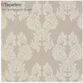 A.S. Création Vliestapete Tessuto, 956301, Barock, 0.53 x 10.05 m, Beige