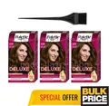 Palette Deluxe Haarfarbe 4-65 Dazzling Brown 3er Pack Permanent Color Grey Co...