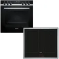 Siemens iQ500 PQ521DB2ZM (HE578BBS4+EM645CQB6E) Herdset  Pyrolyse 3D-Heißluft