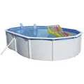 STEINBACH Ovalpool "Nuovo de Luxe", Oval, BxLxH: 366x640x120 cm, weiß - weiss