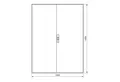 Hager Akku-Hochdruckreiniger Hager Zählerschrank,universZ 1400x1050x205,IP44 ZB54S