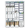 Hager Zählerschrank 5 Zähler mit 120TE VErteilung und APZ 1400 mm ZB54S