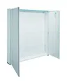 Hager Zählergehäuse Aufputz/teilversenkt IP44 Stahlblech 1050x1400x205mm ET205mm
