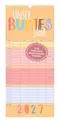 Familienplaner Unser buntes Jahr XL 2027: bunter Familienkalender 30x70 cm mit 5 Spalten, Feiertagen & Mondphasen, ideal für Familienorganisation
