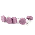 sourcing map Schleifen Polieren rund 30 mm Dia Kopf Spitz Stein 5 x de