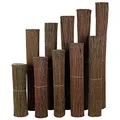 H4L Weidenmatte Sichtschutz Zaun Windschutz Sichtschutzmatte Weidenzaun 130cm 3m