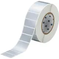 Brady THT-17-7576-3, Fälschungssicherer metallisierter Polyester, Silber, matt, 50.80 x 25.40 mm (55.88 mm) (THT-17-7576-3)