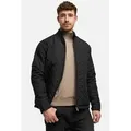 Indicode Steppjacke Herren INDoro Herrenjacke Daunen-Optik Leichte Steppjacke mit Stehkragen schwarz XL (56)