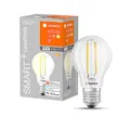 LEDVANCE Smarte LED-Lampe mit WiFi Technologie, Sockel E27, dimmbar, warmweiß (2700K), ersetzt Glühlampen mit 60W, steuerbar mit Alexa, Google Assistant und Samsung SmartThings, SMART+, 1er-Pack