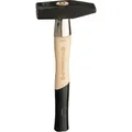 Peddinghaus Schlosserhammer 5039930500, 500g Kopfgewicht, mit Hickoryholzstiel & Stielschutzhülse