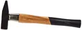 Peddinghaus Schlosserhammer 500 g mit Metall-Schlagschutzhülse und Hickorystiel – DIN 1041, Qualitätsstahl C 45, Feinpoliert, Epoxidpulverlackiert, Handwerklich geschmiedet, Rostgeschützt