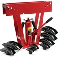 Wiltec Rohrbiegemaschine Hydraulisch 16 T, Biegewinkel Bis 90°, Rohrbiegegerät Rohrbieger Mit 8 Presstücken 21,3-88,9 Mm, Biegemaschine Rohre