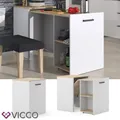 Esstisch Adam Greige Eiche 60 x 150,2 cm Vicco