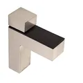 3 Stück SO-TECH® Glasbodenhalter HULK Edelstahloptik Glasbodenträger Bodenträger für Glas- und Holzböden bis max. 45 mm Stärke