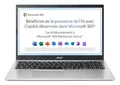 Acer Aspire 1 A115-32-C3AK Ordinateur Portable 15.6" FHD (Intel® Celeron® N4500, Ram 4 Go, 128 Go eMMC, Intel UHD Graphic, Windows 11) - Clavier AZERTY, Laptop Gris + Microsoft 365 Personnel Inclus