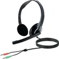 Headset PC Kopfhörer On Ear Mikrofon Ohrhörer kabelgebunden 3,5mm Klinke AUX