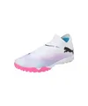 PUMA Herren Future 7 Pro Cage Soccer Shoe, White Black-Poison Pink, 45 EU