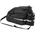 VAUDE Gepäckträgertasche Silkroad L (i-Rack) (1-tlg., 1), wasser- und schmutzabweisend ohne PFC schwarz