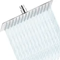 Eleganter 30x30cm Duschkopf mit selbstreinigenden Silikondüsen - 12" Regendusche
