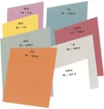 INKiESS Geldkassette Handrollpapier 2€-0,01€ je 50 Blatt farbig sortiert