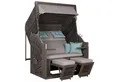 deVries Strandkorb deVries Strandkorb PURE® CLASSIC XL SUN PE Des.488 stone grey 130 x