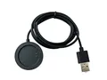 System-S USB 2.0 Kabel 93 cm Ladestation für OnePlus Watch Smartwatch in Schwarz