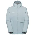 Mammut - Ducan Light Hardshell Hooded Jacket - Regenjacke Gr S grau